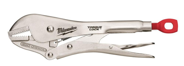 Зажим Milwaukee  10” TORQUE LOCK™ прямые губки