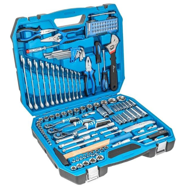 Набор инструментов HOEGERT 1/4″ 1/2″ 3/8" 131пр.  HT1R439