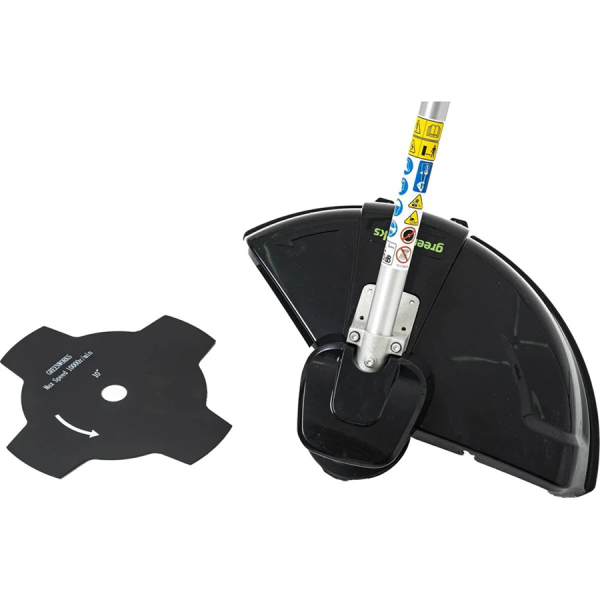 Триммер б/щ Greenworks 40В вело ручка АКБ 5Ач+ ЗУ 2105707UG в Казани