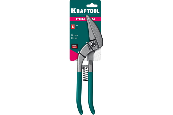 Ножницы по металлу KRAFTOOL цельнокованые, длинный прямой и сквозной рез 23008-30 в Екатеринбурге 