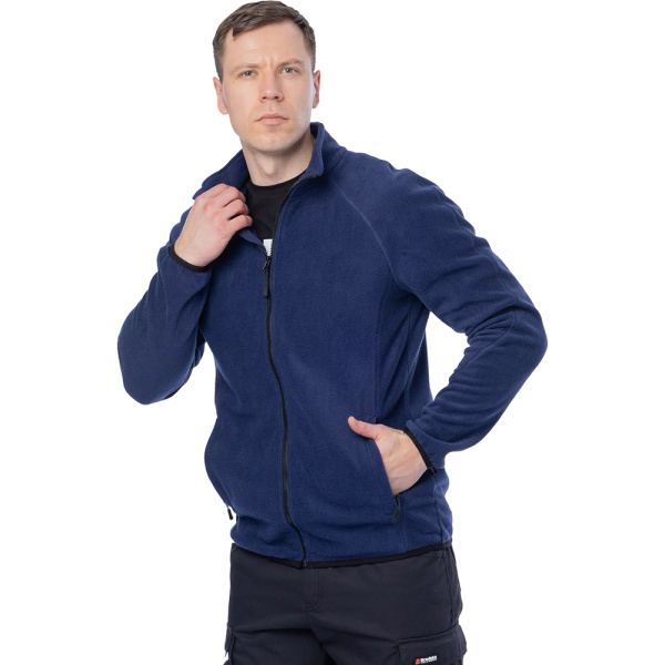 Толстовка флисовая Brodeks KS211, синий  (XL) КА-00004101-XL в Екатеринбурге