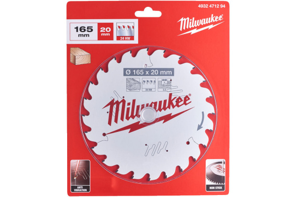 Пильный диск Milwaukee по дереву Z40 4932471312