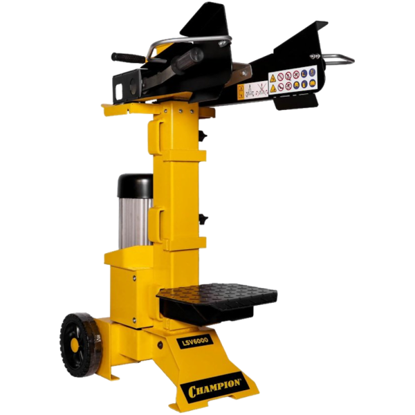 Дровокол CHAMPION LSV6000 (2,7кВт, 6тонн, 97кг+насадка для колки дров на 4 части) в Казани