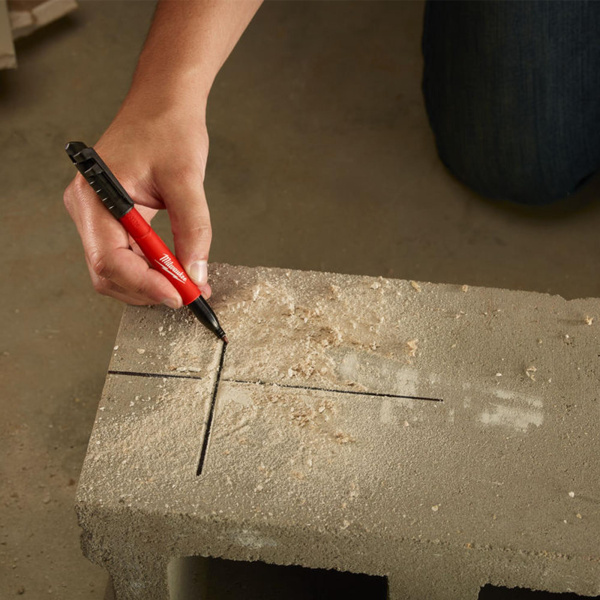 Маркер Milwaukee INKZALL для стройплощадки тонкий 1шт