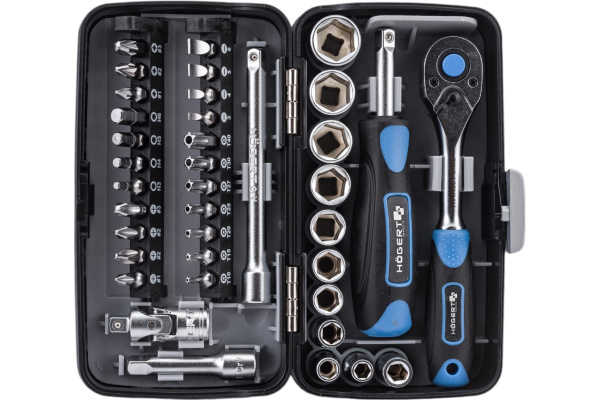 Набор инструментов HOEGERT 1/4″ 38пр.  HT1R462 в Казани 
