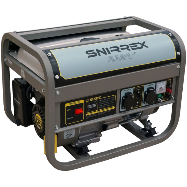 Генератор бензиновый SNIRREX BASIC LT3900B-F 2.8/3.0кВт, 220V, 7,0л.с., руч.стартер, бак 15л., 45кг в Екатеринбурге
