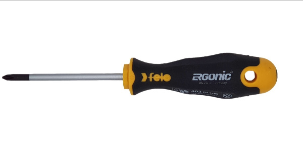 Отвертка Ergonic Felo крестовая PH 1X80 40210210 в Екатеринбурге 