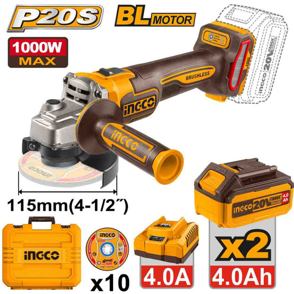 Аккумуляторная УШМ INGCO INDUSTRIAL CAGLI271532 в Екатеринбурге