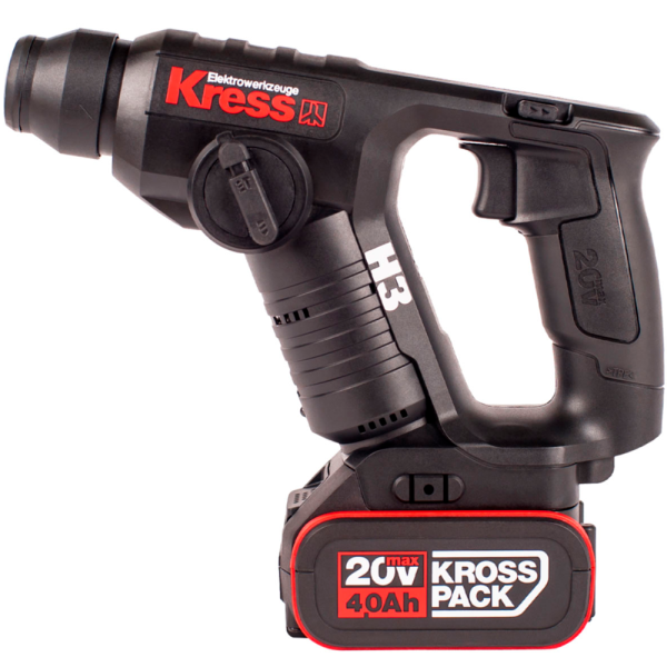 Аккумуляторный перфоратор-дрель KRESS H3 20В KU381