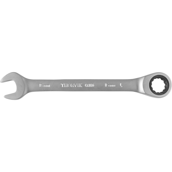 Ключ гаечный комбинированный трещоточный THORVIK 16 мм CRW16 053510 в Казани 
