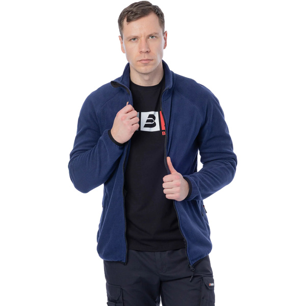 Толстовка флисовая Brodeks KS211, синий  (L) КА-00004101-L в Екатеринбурге