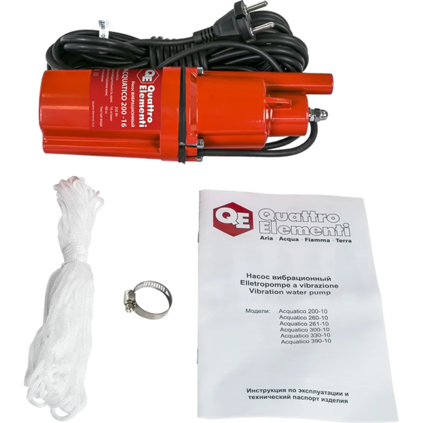 Насос вибрационный Quattro Elementi Acquatico 200-16 919-051 в Екатеринбурге