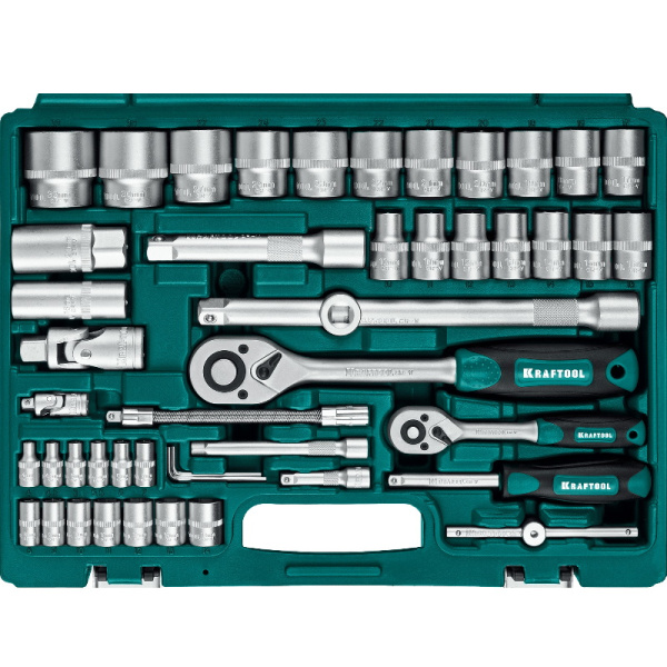Набор инструмента Kraftool X-Drive 1/2"+1/4", 94пр.  27883-H95_z03 в Казани 