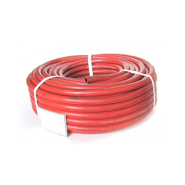 Шланг "AURORA" ацетиленовый красный d.6мм/6атм. 1 метр  00000064 в Казани