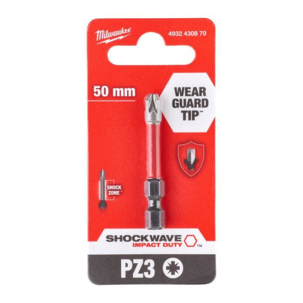 Насадка Milwaukee SHOCKWAVE PZ3 50мм (1шт) 4932430870