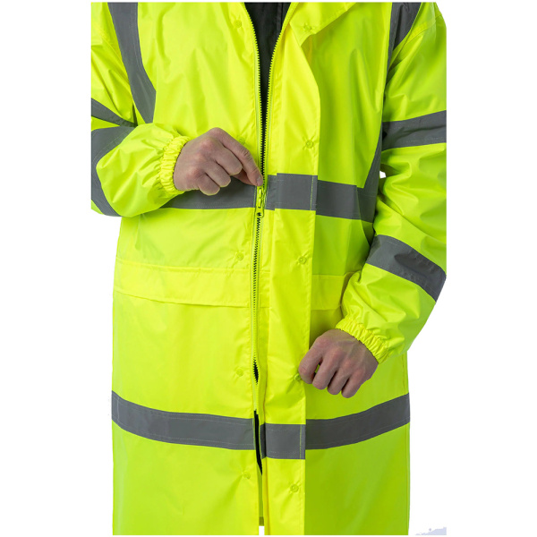 Сигнальный плащ-дождевик Brodeks  KS252 желтый (L) 00-00000677-L в Екатеринбурге