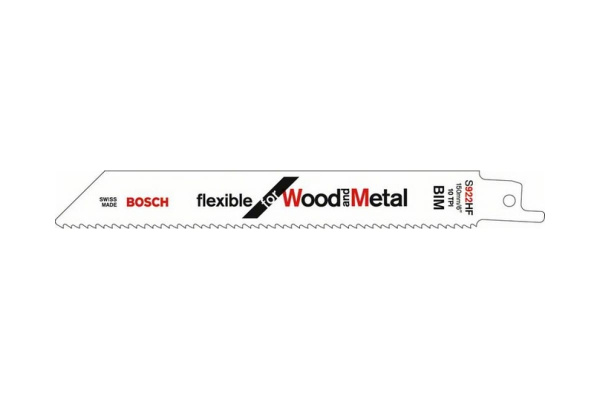 Полотна BOSCH  сабельные S 922 HF 5 шт. по дереву и металлу  2608656016 в Екатеринбурге