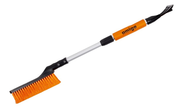 Щетка-сметка Amigo Grande телескопическая для уборки снега 71082 в Казани 