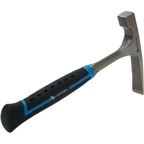 Молоток каменщика HOEGERT монолитный, 600 г, с рукояткой из стекловолокна HT3B033 в Казани 