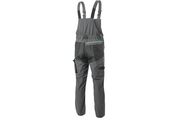 Полукомбинезон рабочий HOEGERT LEMBERG размер L (52) темно-серая  HT5K801-L в Казани