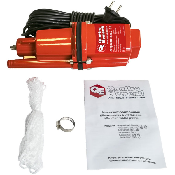 Насос вибрационный Quattro Elementi Acquatico 260-16 791-752 в Екатеринбурге