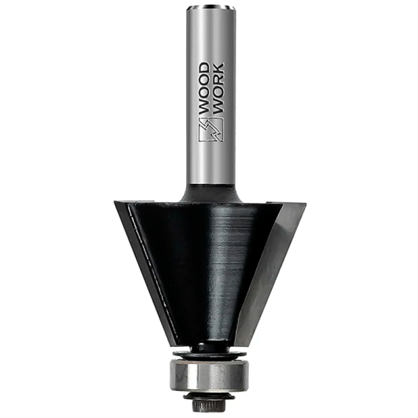 Фреза фасочная Woodwork с подшипником угол=45° D=44.5 L=69 S=12  936.4545.12 в Казани