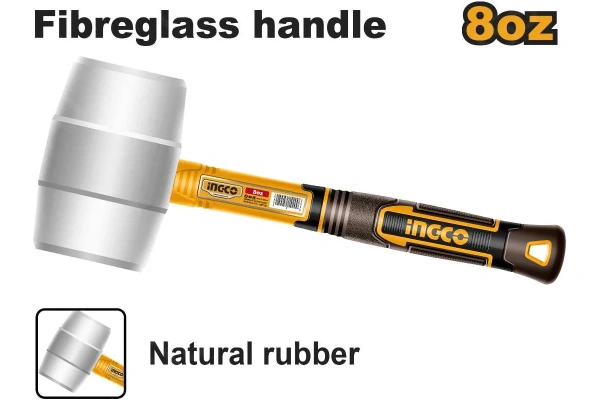 Киянка белая INGCO 220 г HRUH8908 в Казани 