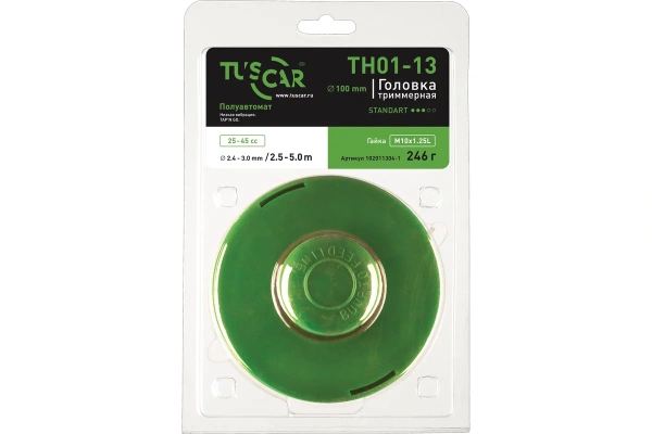 Головка триммерная TUSCAR TH01-13 Standart, гайка M10*1,25L 102011304-1 в Казани