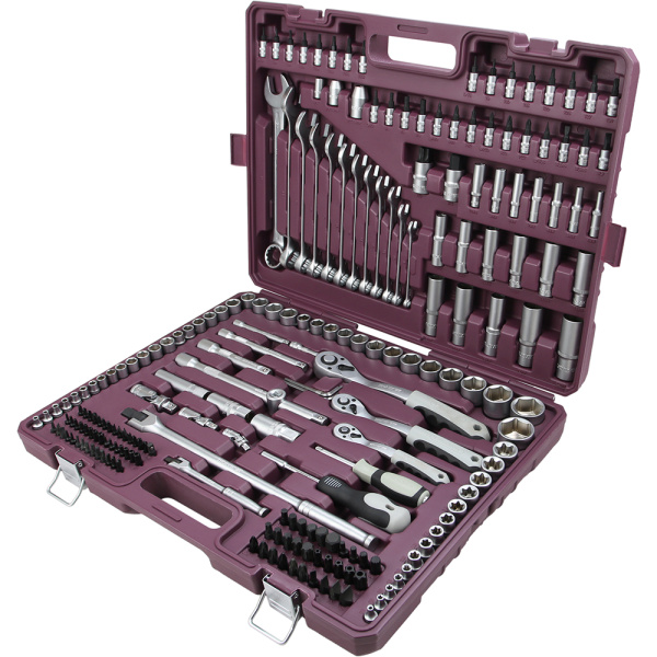 Набор инструмента THORVIK 1/4", 3/8", 1/2"DR, 217пр.  054379 в Казани 