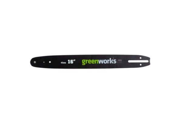 Шина для аккумуляторной цепной пилы Greenworks  40V (16")  29757