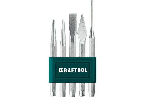 Набор зубил и кернеров Kraftool Grand-5 5пр.  21075-H5 в Казани 