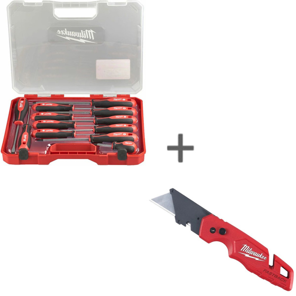 Набор отверток Milwaukee 4932472003+Нож складной FASTBACK 4932471357