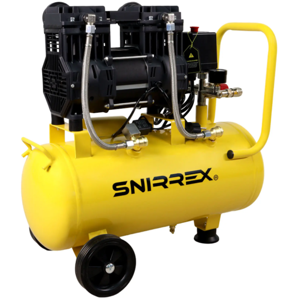 Компрессор SNIRREX SCL1.8-24/300 безмасляный, 1.8кВт, 8 бар, 24л., 2650об/мин, 300л/мин, 21кг в Казани