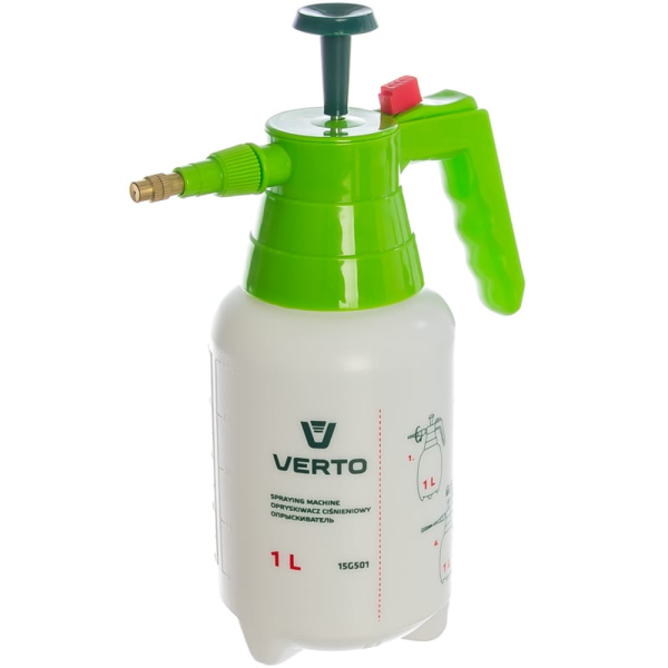 Опрыскиватель ручной VERTO  1,0л, с насосом  15G501 в Казани