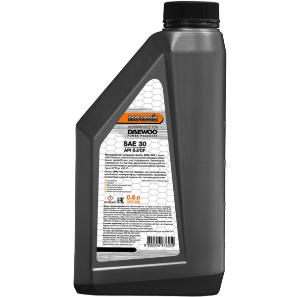 Масло ECOLOGIC для 4-х тактных двигателей SAE 30, 0,6л. DWO 400  в Казани