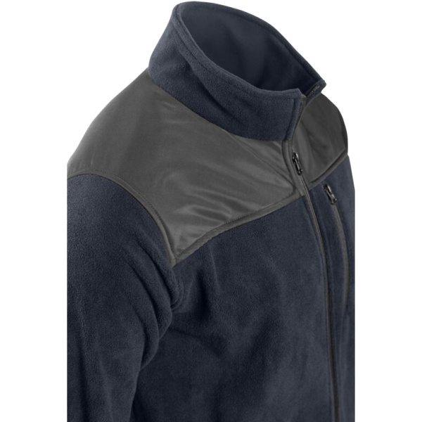Толстовка флисовая HOEGERT EZRA с OXFORD темно-синяя XL (54) HT5K907-XL в Екатеринбурге