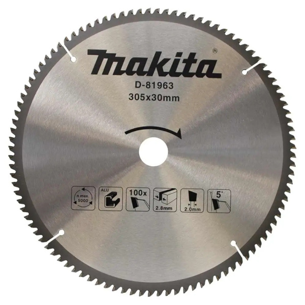 Диск пильный по алюминию МАКITA  D-81963 