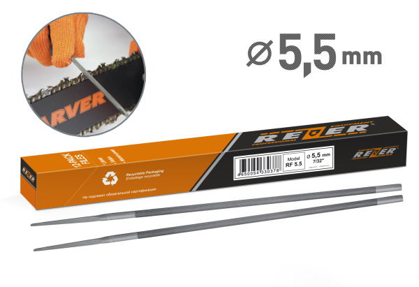 Напильник круглый Rezer 5,5 RF 70502 (12/600 шт/кор) 03.009.00006 в Екатеринбурге