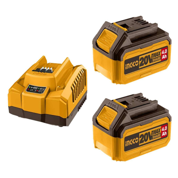 Набор аккумуляторов и зарядки INGCO Li-ion 4.0 Ач  FBCPK2013 в Казани