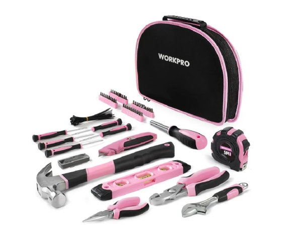 Набор инструментов WORKPRO для домашнего ремонта в сумке для хранения (метрический) 103пр WP206818 в Казани 