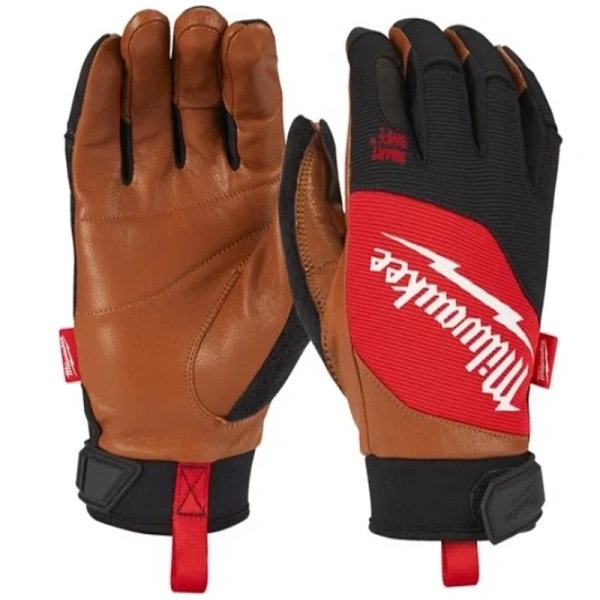 Перчатки с кожаными вставками Milwaukee  XL/10 4932471914