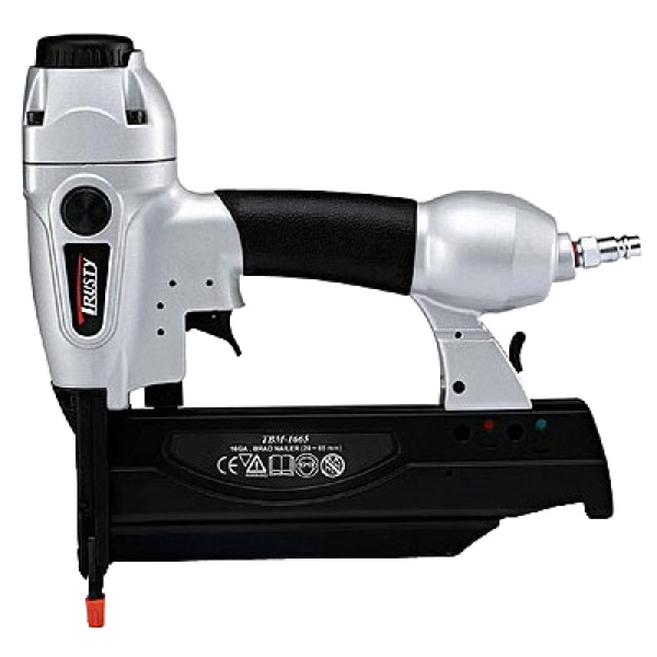 Степлер пневматический отделочный TRUSTY TBI-1664 гвозди 19-64мм. в Казани