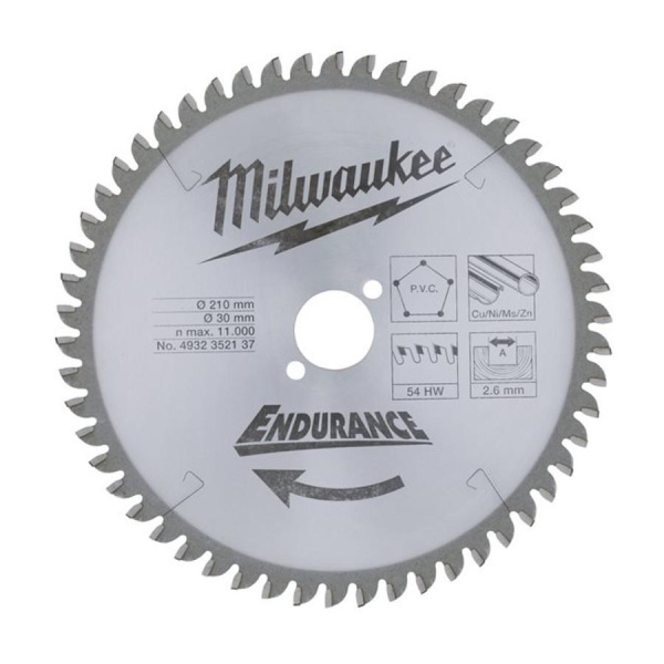Пильный диск Milwaukee 210/30 Z54