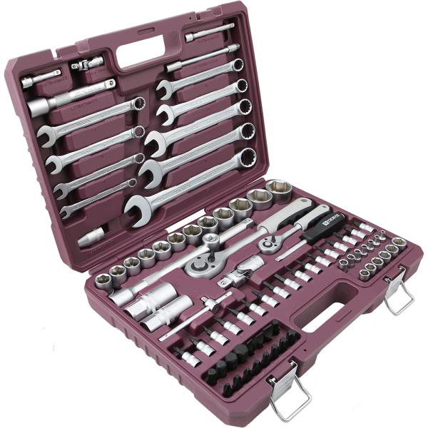 Набор инструмента THORVIK 1/4", 1/2"DR, 82пр. 054007 в Казани 